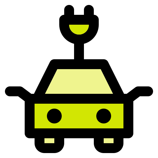 auto ecologica Generic Outline Color icona
