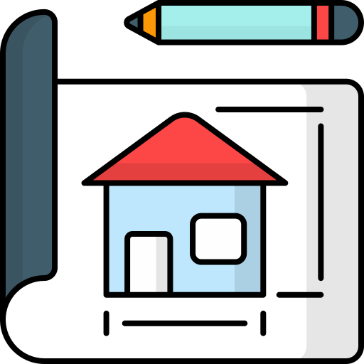 Floor plan Generic Outline Color icon