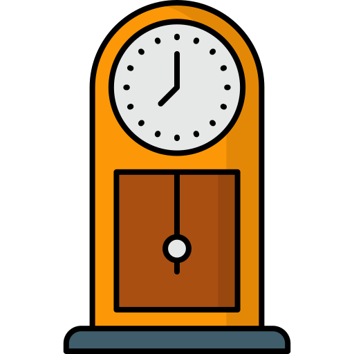 Grandfather clock Generic Outline Color icon