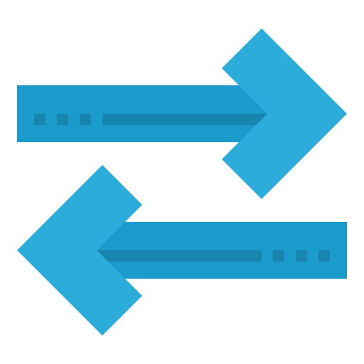 sinistra e destra Generic Flat icona