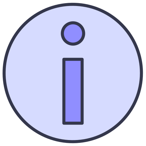 情報 Generic Outline Color icon