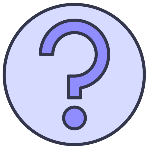 ヘルプ Generic Outline Color icon