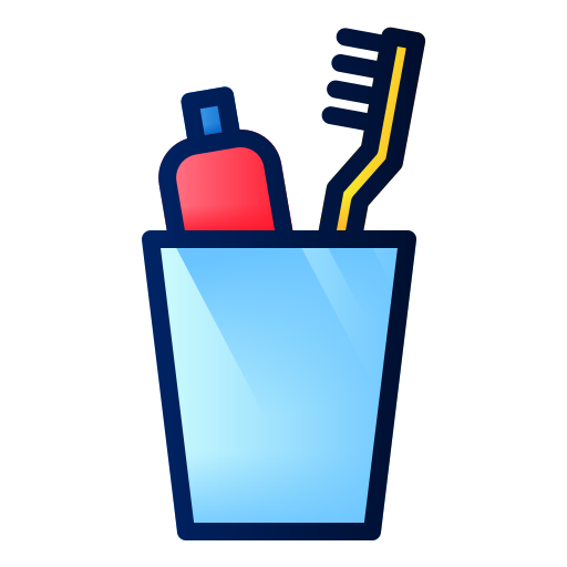Toothbrush Andinur Lineal Color Gradient icon