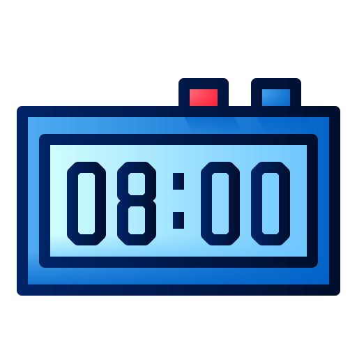 Clock Andinur Lineal Color Gradient icon
