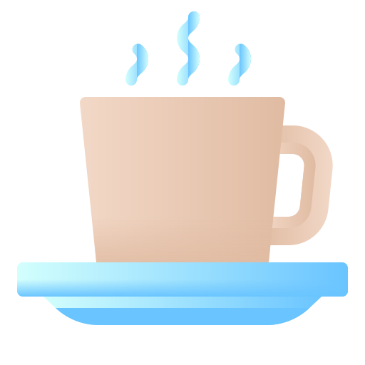 Morning coffee Andinur Flat Gradient icon