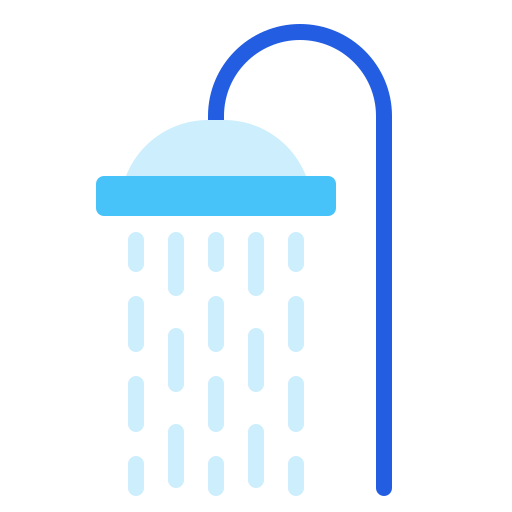 Shower Andinur Flat icon