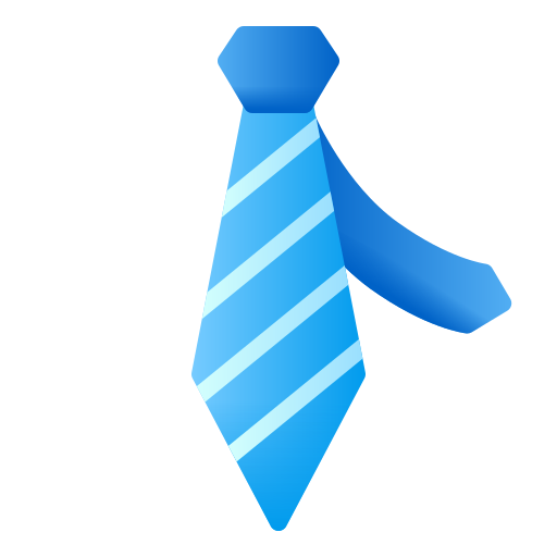 krawatte Andinur Flat Gradient icon