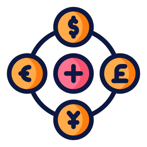 通貨 Generic Outline Color icon