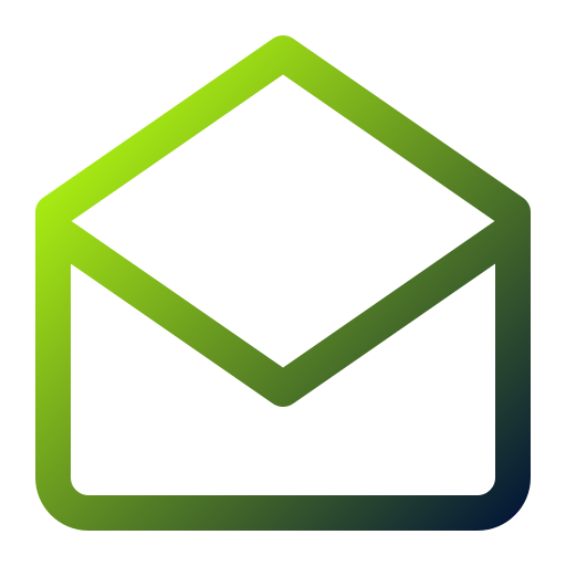 Open envelope Generic Gradient icon