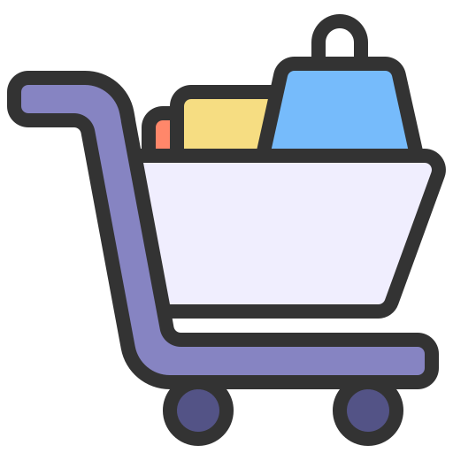 쇼핑 카트 Generic Outline Color icon