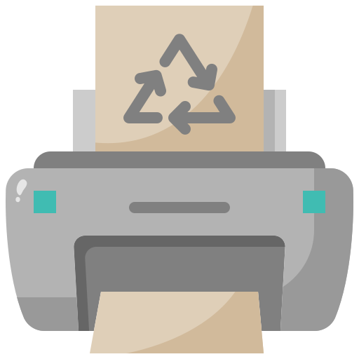 carta riciclata Generic Flat icona
