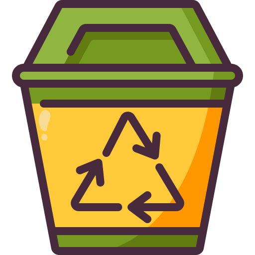 lixeira de reciclagem Generic Outline Color Ícone
