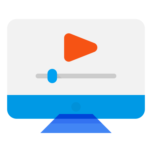 onlinevideo Generic Flat icoon