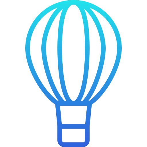 Воздушный шар Generic Gradient иконка
