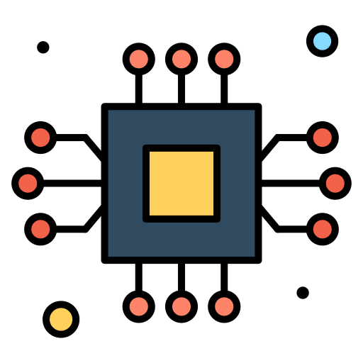 回路基板 Generic Outline Color icon