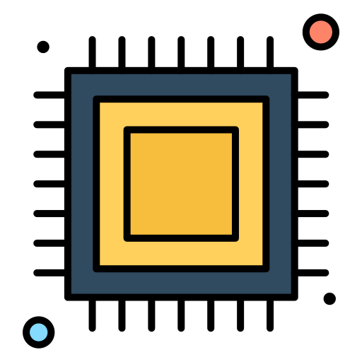 Microchip Generic Outline Color icon