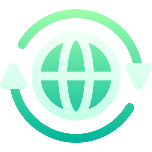 Global marketing Basic Gradient Gradient icon