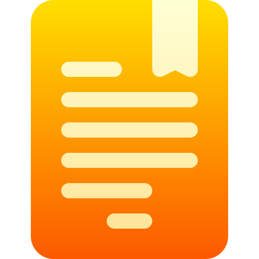 Ebook Basic Gradient Gradient icon