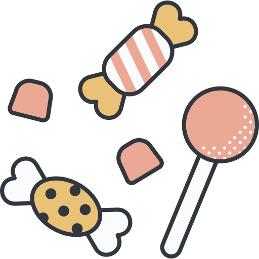 süßigkeiten Detailed Offset Lineal color icon