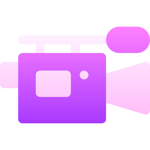caméra vidéo Basic Gradient Gradient Icône