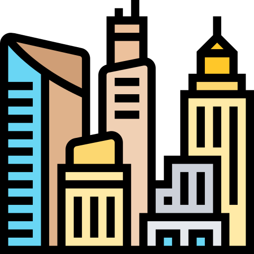Cityscape Meticulous Lineal Color icon