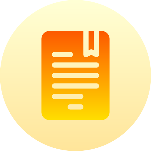 Ebook Basic Gradient Circular icon
