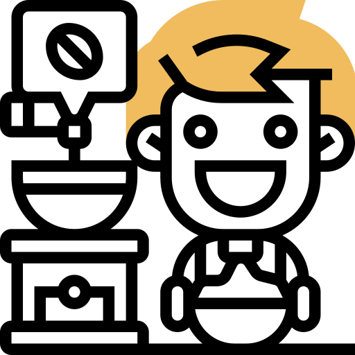 Roaster Meticulous Yellow shadow icon