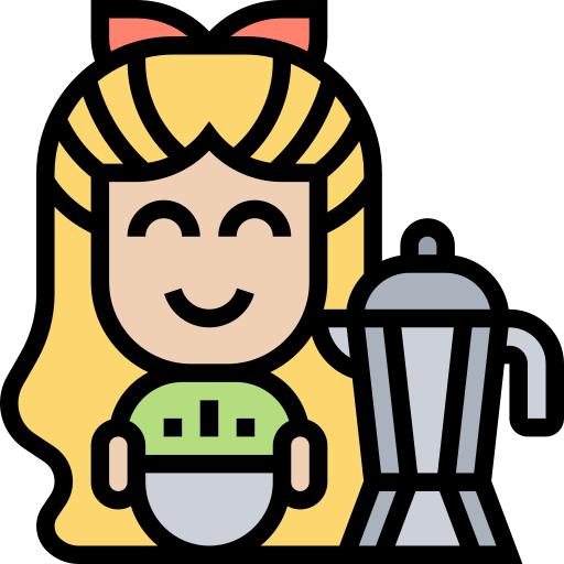 Moka pot Meticulous Lineal Color icon