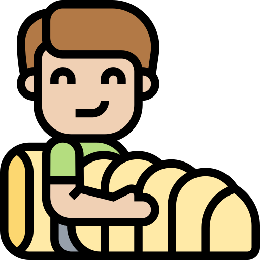 Sleeping bag Meticulous Lineal Color icon