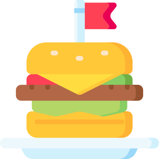 hambúrguer Special Flat Ícone