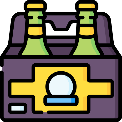 Beer box Special Lineal color icon