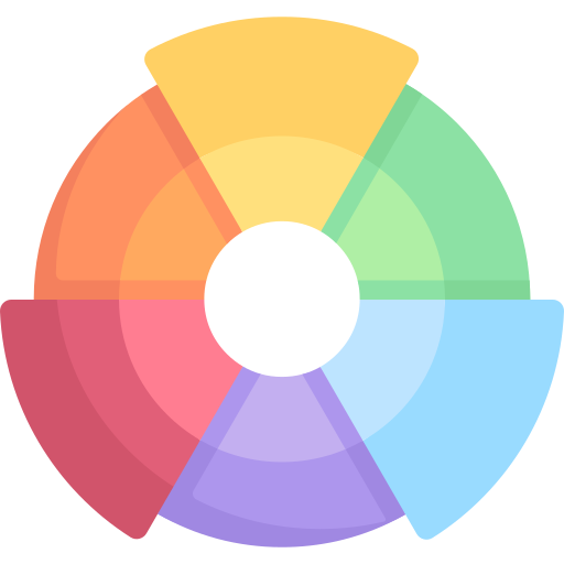 Цветовой круг Special Flat иконка