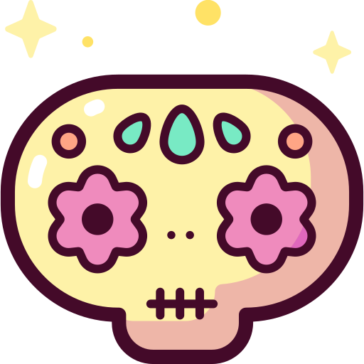 頭蓋骨 Special Candy Lineal color icon