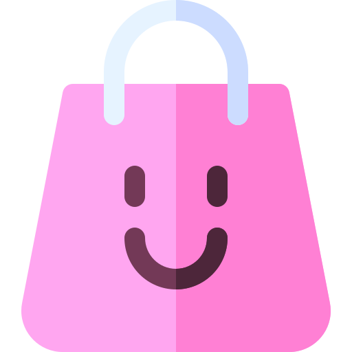 torba na zakupy Basic Rounded Flat ikona