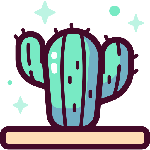 Cactus Special Candy Lineal color icon