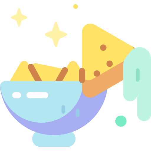 Nachos Special Candy Flat icon