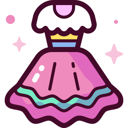 Dress Special Candy Lineal color icon