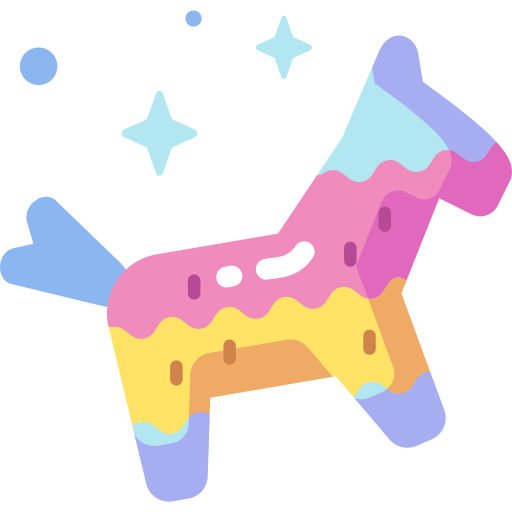 piniata Special Candy Flat ikona