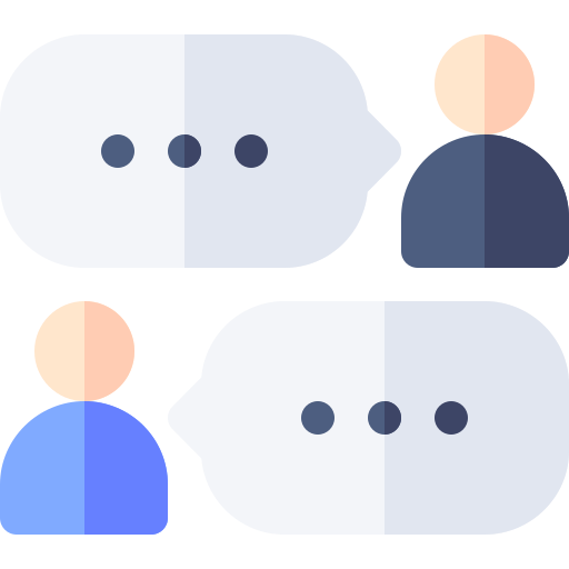 Negotiation Basic Rounded Flat icon
