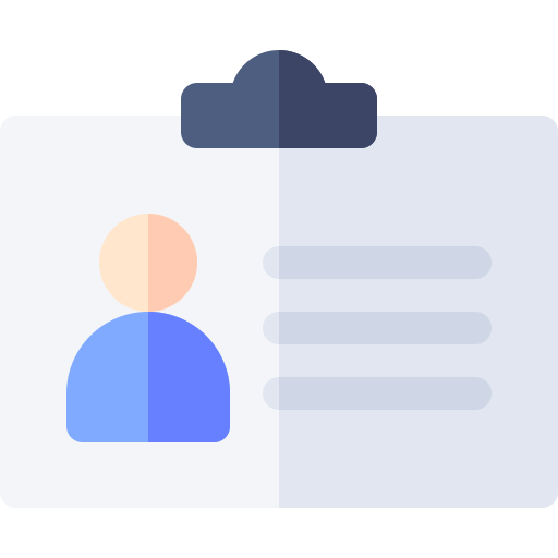 신분증 Basic Rounded Flat icon