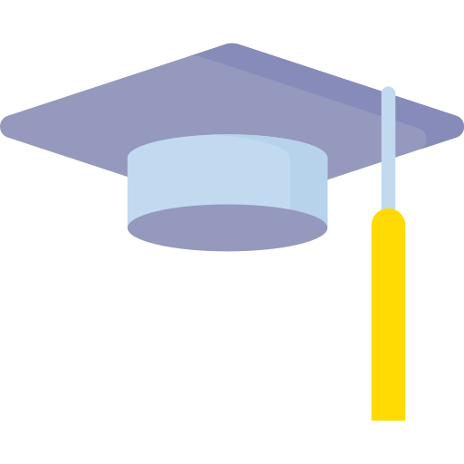 Mortarboard Special Flat icon
