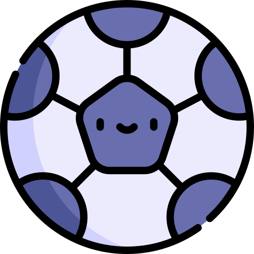 Ball Kawaii Lineal color icon