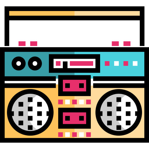 radio Detailed Straight Lineal color ikona