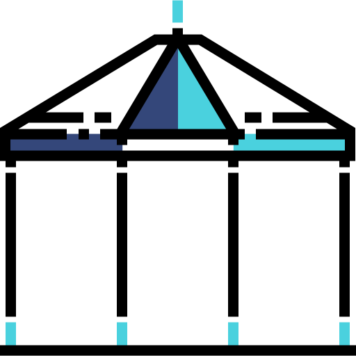 テント Detailed Straight Lineal color icon