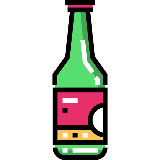 ビール Detailed Straight Lineal color icon