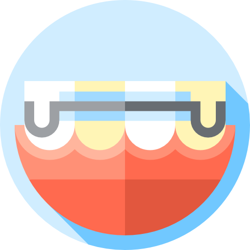 ząb Flat Circular Flat ikona