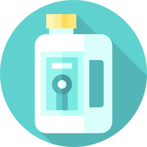 Desinfectant Flat Circular Flat icon