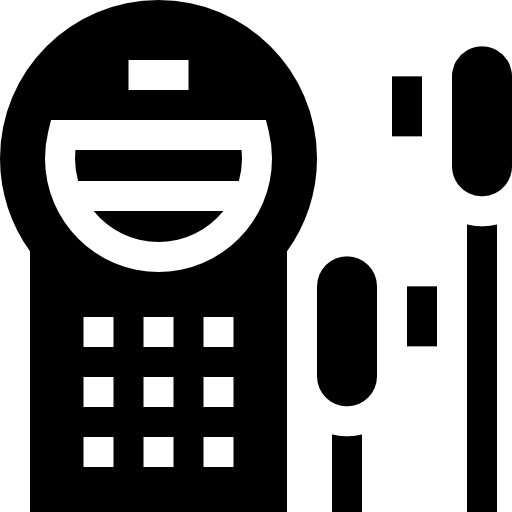 guia de audio Basic Straight Filled icono
