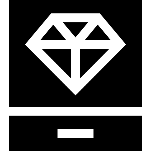 宝石 Basic Straight Filled icon