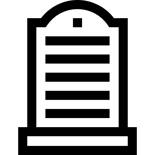 monumento Basic Straight Lineal icono